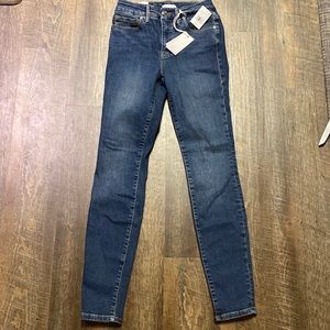 Good American Good Legs Jeans High Rise Skinny 2 inseam 29  NWT